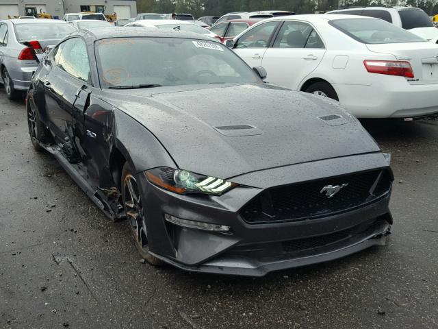 1FA6P8CF1J5164971 - 2018 FORD MUSTANG GT BLACK photo 1