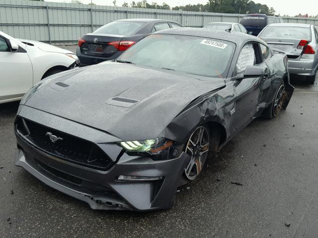 1FA6P8CF1J5164971 - 2018 FORD MUSTANG GT BLACK photo 2