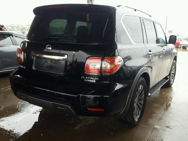 JN8AY2NE4J9734641 - 2018 NISSAN ARMADA PLA BLACK photo 4