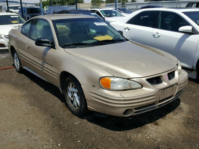 1G2NF12E91M523518 - 2001 PONTIAC GRAND AM S GOLD photo 1