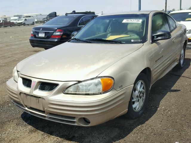 1G2NF12E91M523518 - 2001 PONTIAC GRAND AM S GOLD photo 2