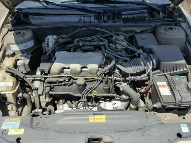 1G2NF12E91M523518 - 2001 PONTIAC GRAND AM S GOLD photo 7