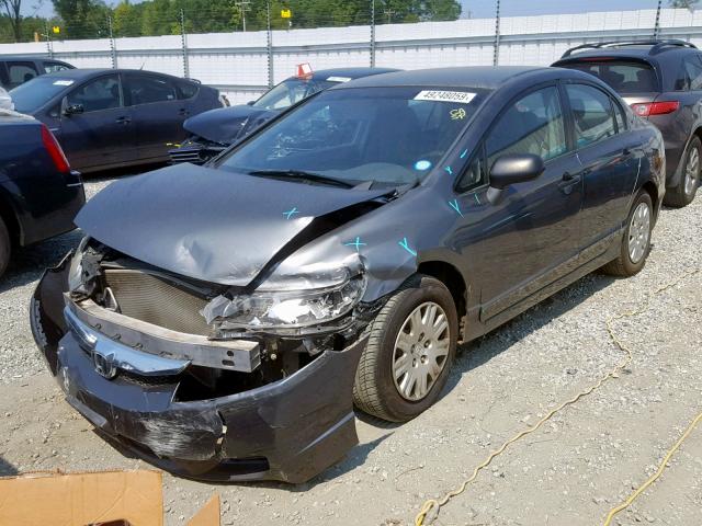 2HGFA1F34AH577479 - 2010 HONDA CIVIC VP GRAY photo 2