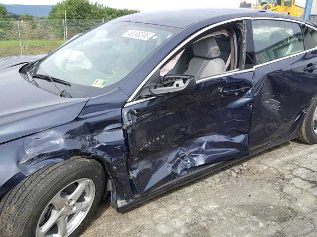 1G1ZB5STXJF210358 - 2018 CHEVROLET MALIBU LS 蓝色 照片 9