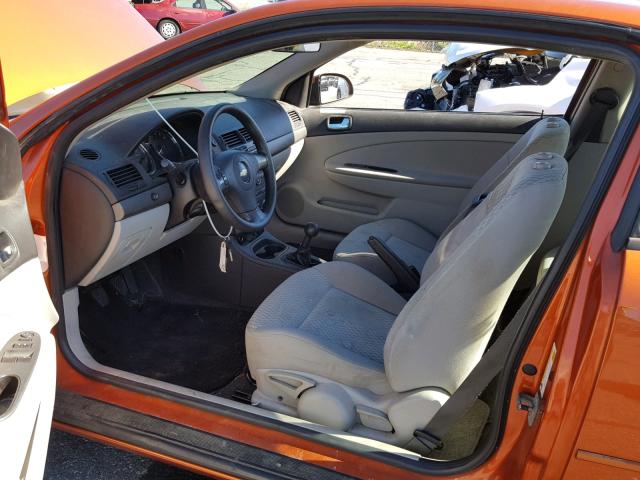 1G1AL15F977259353 - 2007 CHEVROLET COBALT LT ORANGE photo 5