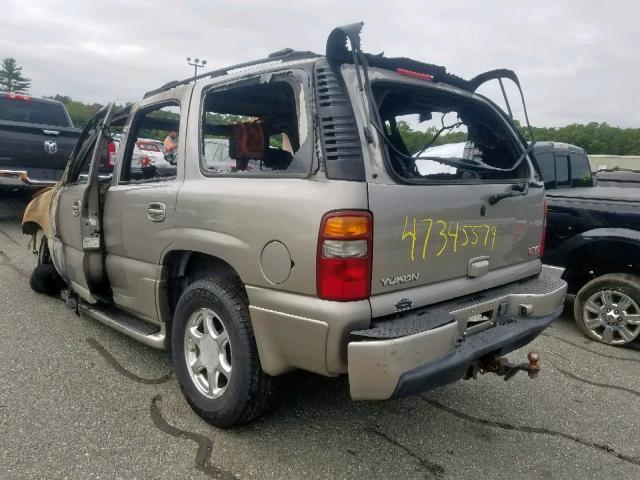 1GKEK63U33J283689 - 2003 GMC YUKON DENA TAN photo 3