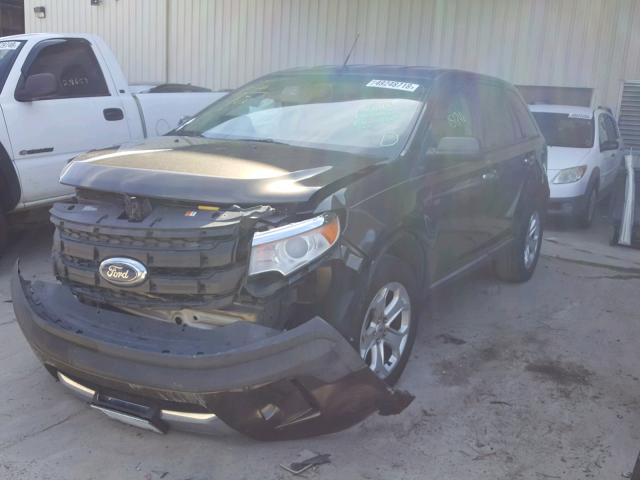 2FMDK3JC3BBA89162 - 2011 FORD EDGE SEL GRAY photo 2