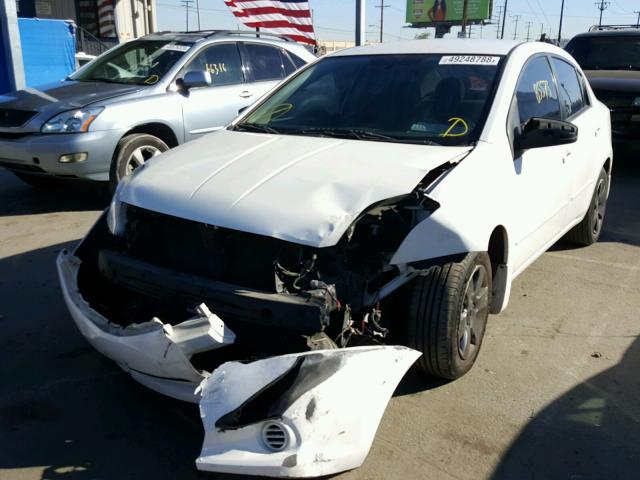 3N1AB6AP9CL761312 - 2012 NISSAN SENTRA 2.0 WHITE photo 2