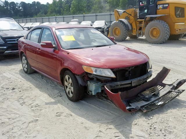 KNAGE228195331830 - 2009 KIA OPTIMA LX BURGUNDY photo 1