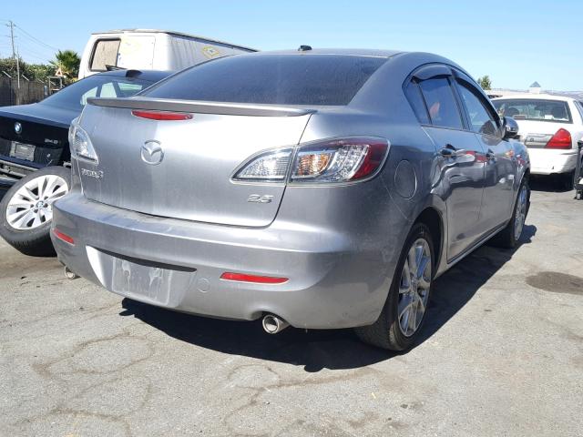 JM1BL1W92C1654542 - 2012 MAZDA 3 S SILVER photo 4