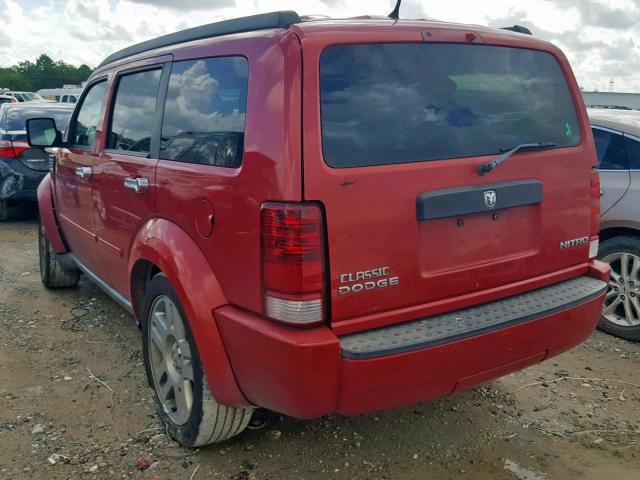 1D4PT4GK1BW604325 - 2011 DODGE NITRO HEAT RED photo 3