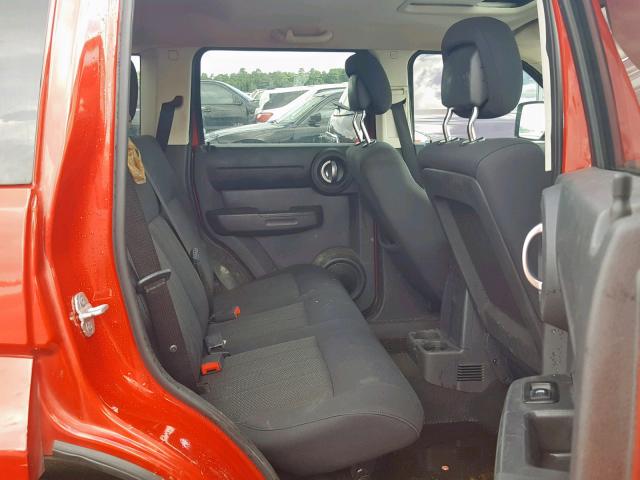 1D4PT4GK1BW604325 - 2011 DODGE NITRO HEAT RED photo 6