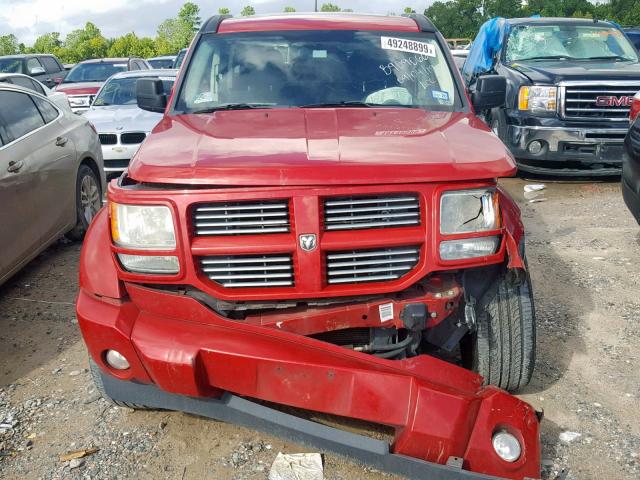 1D4PT4GK1BW604325 - 2011 DODGE NITRO HEAT RED photo 9