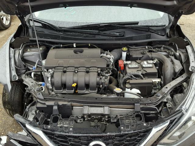 3N1AB7APXHY370217 - 2017 NISSAN SENTRA S GRAY photo 7