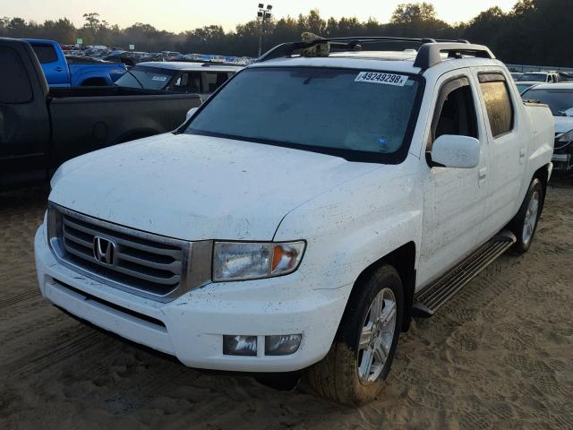 5FPYK1F54EB002467 - 2014 HONDA RIDGELINE WHITE photo 2