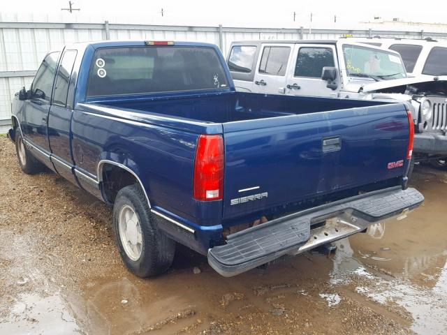 1GTEC19R6WE549749 - 1998 GMC SIERRA C15 BLUE photo 3