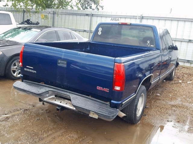 1GTEC19R6WE549749 - 1998 GMC SIERRA C15 BLUE photo 4