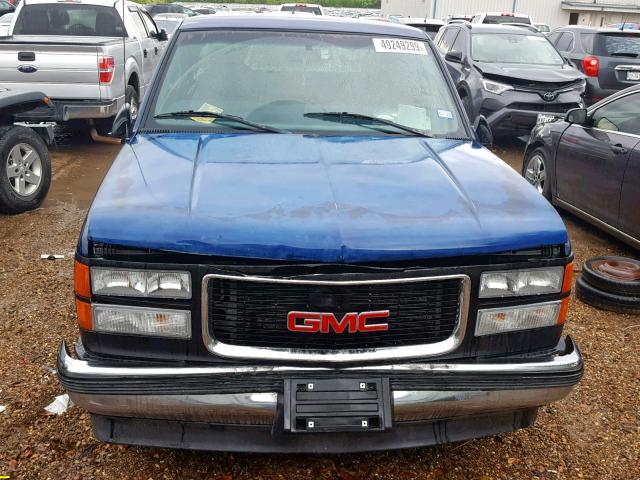 1GTEC19R6WE549749 - 1998 GMC SIERRA C15 BLUE photo 9