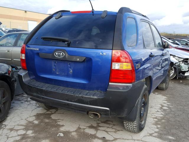 KNDJF722367187907 - 2006 KIA NEW SPORTA BLUE photo 4