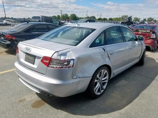 WAUBNBFB9AN066935 - 2010 AUDI S6 PRESTIG SILVER photo 4