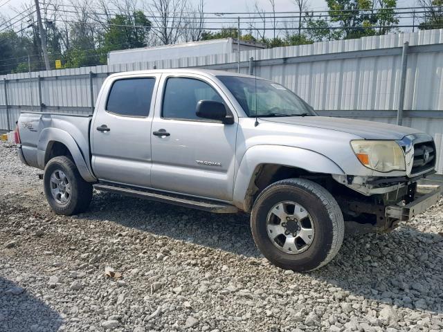 5TELU42N35Z097431 - 2005 TOYOTA TACOMA DOU SILVER photo 1