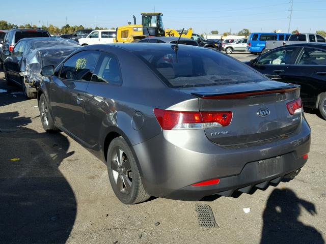 KNAFU6A25C5489484 - 2012 KIA FORTE EX SILVER photo 3