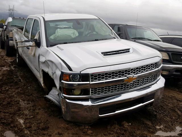 1GC1KREY5KF183042 - 2019 CHEVROLET SILVERADO WHITE photo 1