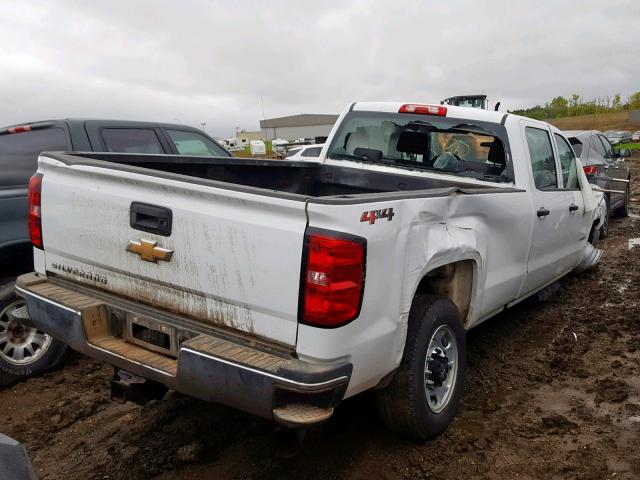 1GC1KREY5KF183042 - 2019 CHEVROLET SILVERADO WHITE photo 4