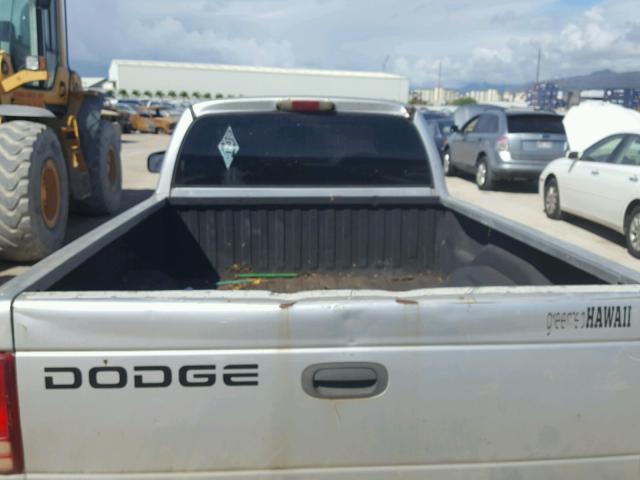 1B7GL22N91S177257 - 2001 DODGE DAKOTA GRAY photo 6