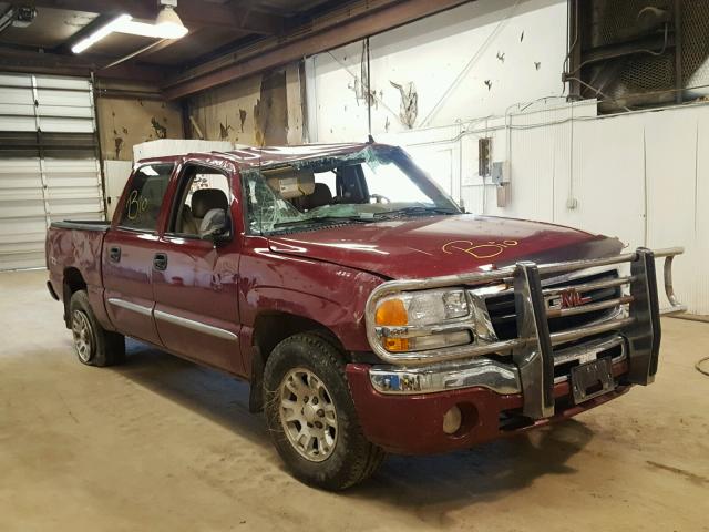 2GTEK13Z171160905 - 2007 GMC NEW SIERRA MAROON photo 1