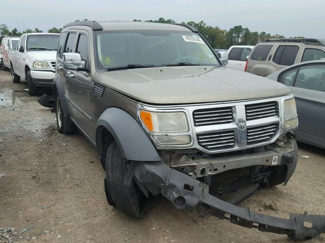 1D8GT28K97W661946 - 2007 DODGE NITRO SXT TAN photo 1