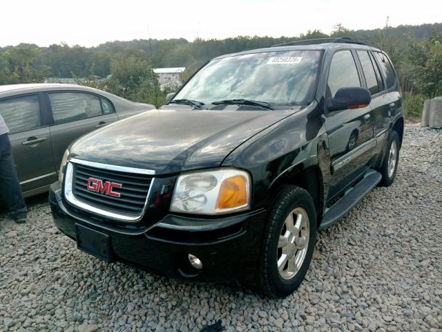 1GKDT13S532296366 - 2003 GMC ENVOY BLACK photo 2