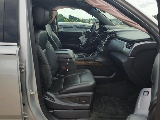 1GNSCJKCXFR178457 - 2015 CHEVROLET SUBURBAN C SILVER photo 5