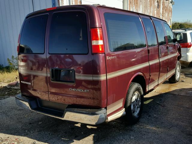 1GBFG15TX41229529 - 2004 CHEVROLET EXPRESS G1 MAROON photo 4