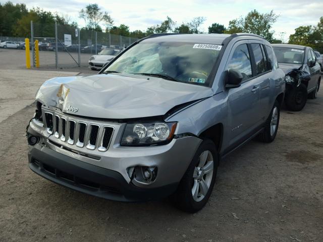 1C4NJDBB5ED846584 - 2014 JEEP COMPASS SP ნაცრისფერი ფოტო 2