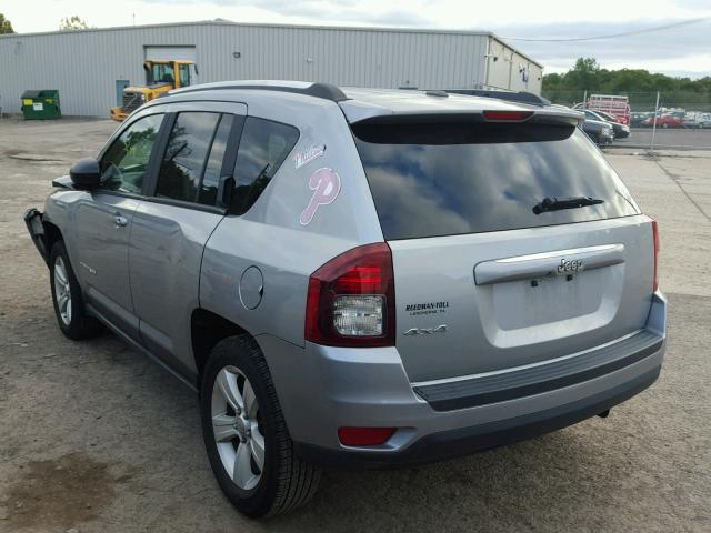 1C4NJDBB5ED846584 - 2014 JEEP COMPASS SP ნაცრისფერი ფოტო 3