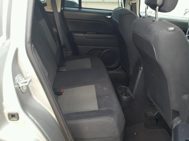 1C4NJDBB5ED846584 - 2014 JEEP COMPASS SP ნაცრისფერი ფოტო 6