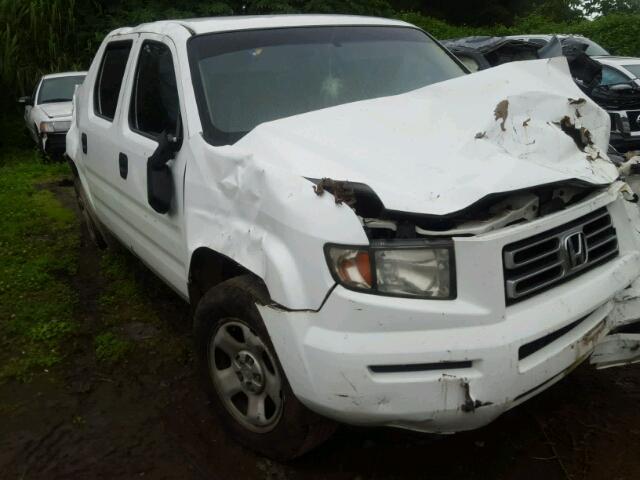 2HJYK16278H520548 - 2008 HONDA RIDGELINE WHITE photo 1