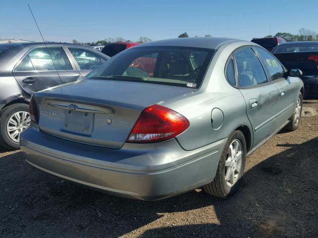 1FAFP56U06A209938 - 2006 FORD TAURUS SEL GREEN photo 4