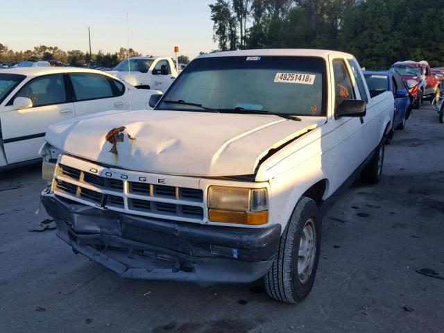 1B7GL23X6RS506993 - 1994 DODGE DAKOTA WHITE photo 2