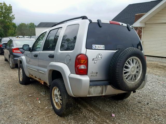 1J4GL58K34W217693 - 2004 JEEP LIBERTY LI SILVER photo 3