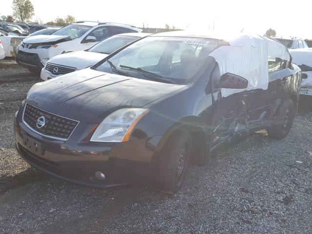 3N1AB61E98L645663 - 2008 NISSAN SENTRA 2.0 BLACK photo 2