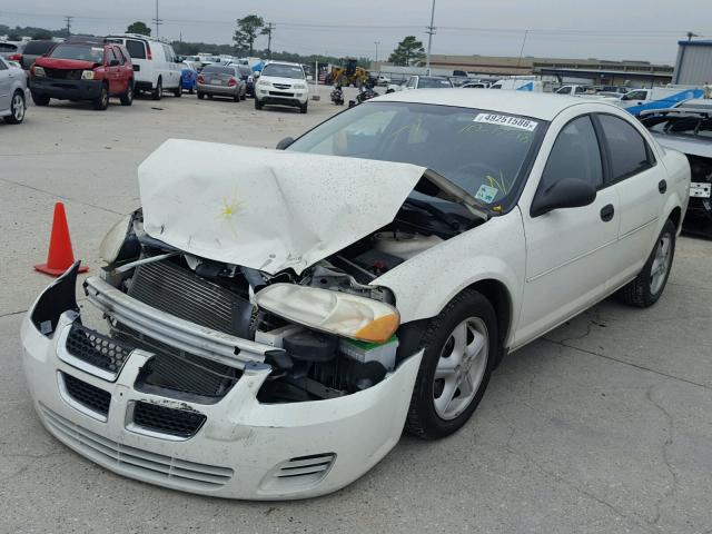 1B3EL36R04N264267 - 2004 DODGE STRATUS SE WHITE photo 2