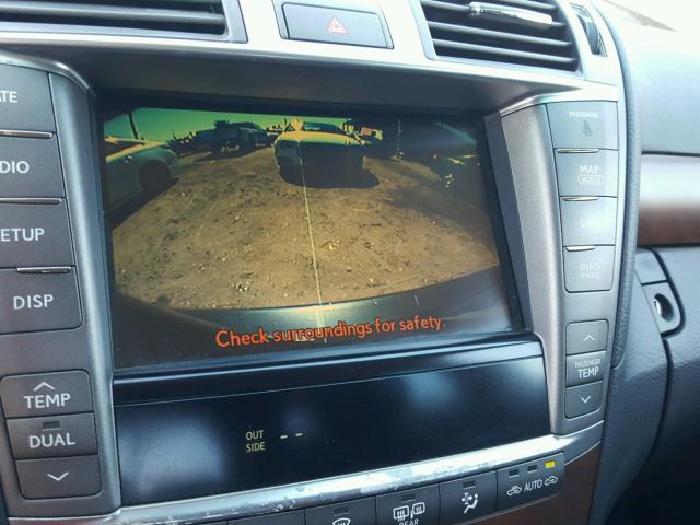 JTHBL5EF2B5101734 - 2011 LEXUS LS 460 GRAY photo 9