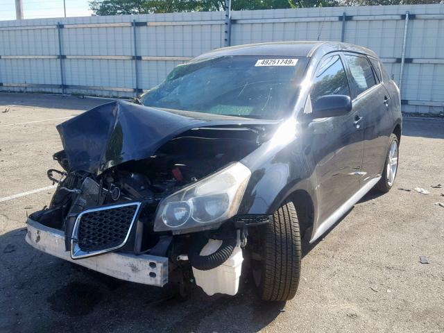 5Y2SP67099Z466628 - 2009 PONTIAC VIBE BLACK photo 2