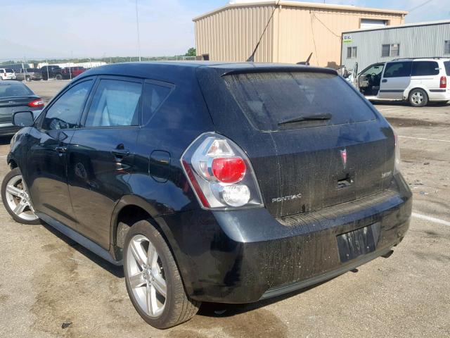 5Y2SP67099Z466628 - 2009 PONTIAC VIBE BLACK photo 3