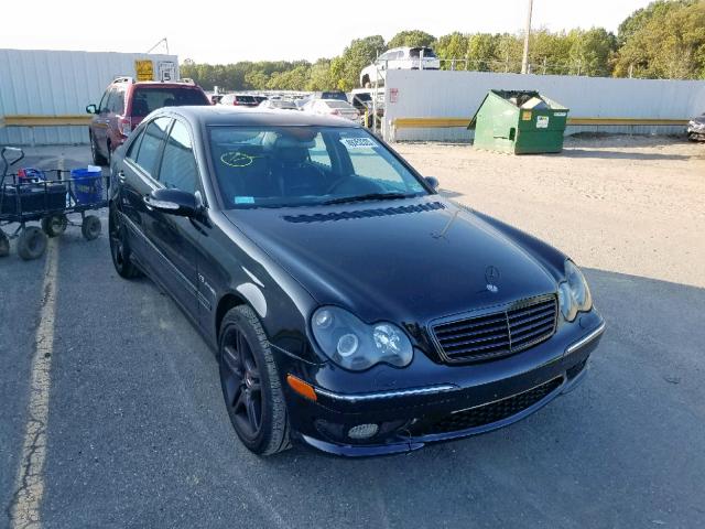 WDBRF65J73F411535 - 2003 MERCEDES-BENZ C 32 AMG K BLACK photo 1