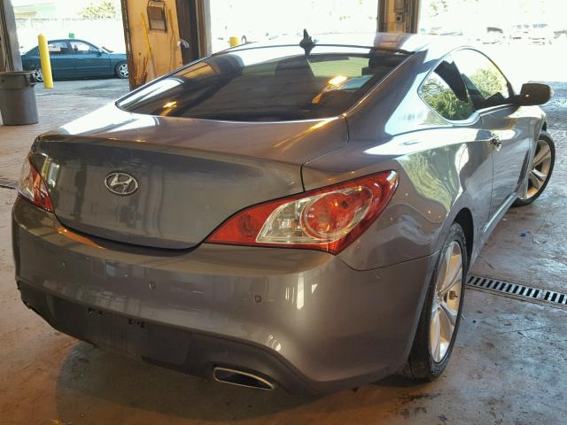 KMHHU6KH9CU075866 - 2012 HYUNDAI GENESIS CO GRAY photo 4