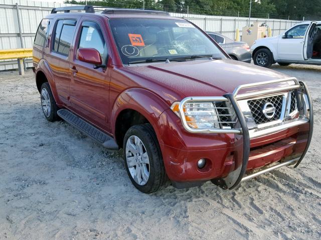 5N1AR18U15C764027 - 2005 NISSAN PATHFINDER RED photo 1