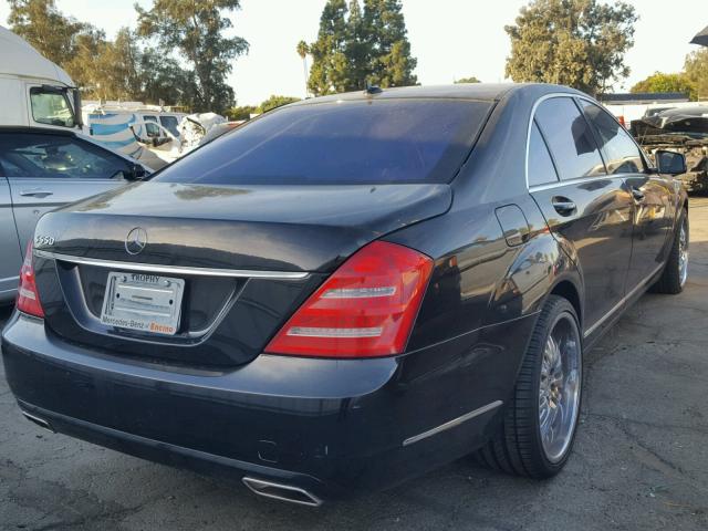 WDDNG7DB7CA423412 - 2012 MERCEDES-BENZ S 550 BLACK photo 4